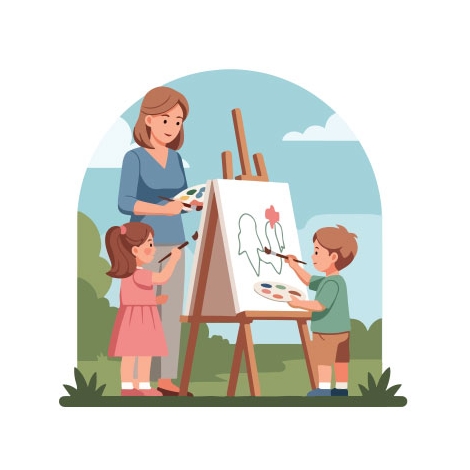 ATELIER PEINTURE PARENTS-ENFANTS ET PETITS ENFANTS 2026