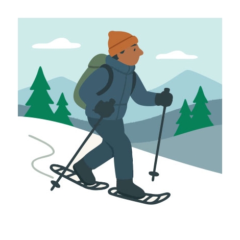 SEMAINE RANDONNEE RAQUETTE LUZ ST SAUVEUR